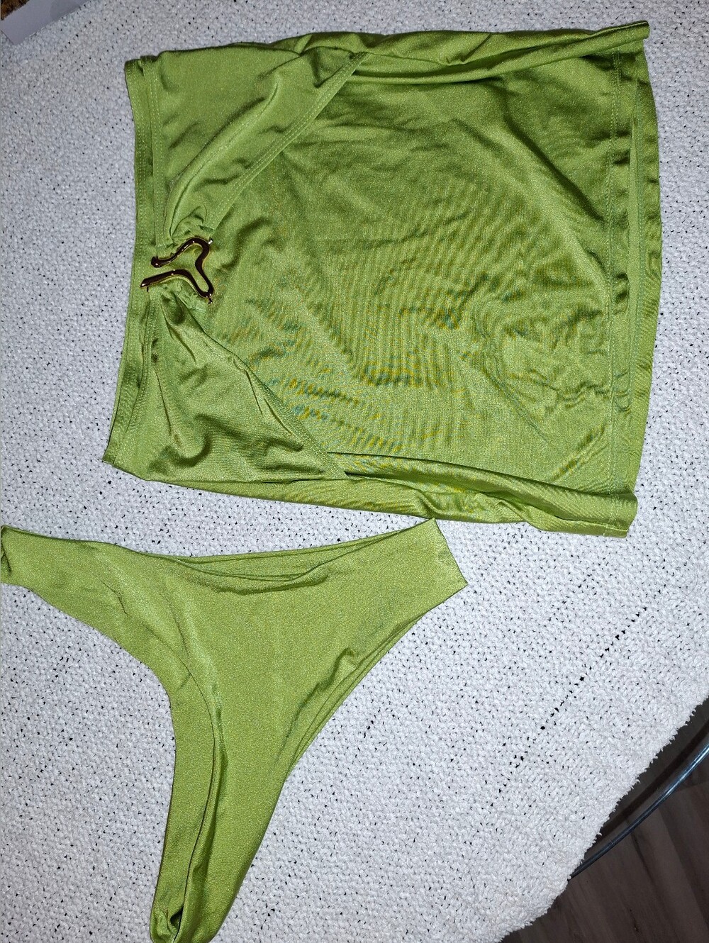 Olive Green Women's Two-Piece Bikini Bottoms